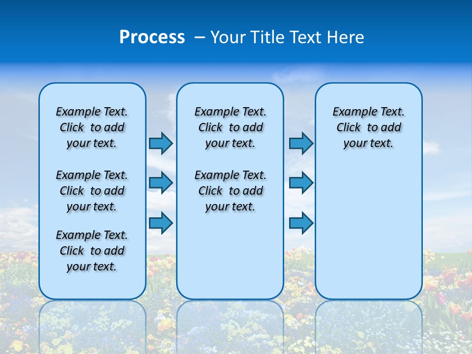 Blur Yellow Plant PowerPoint Template