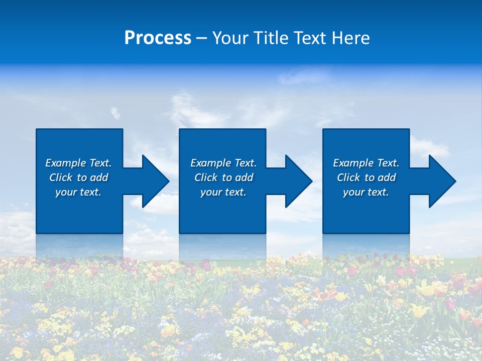 Blur Yellow Plant PowerPoint Template