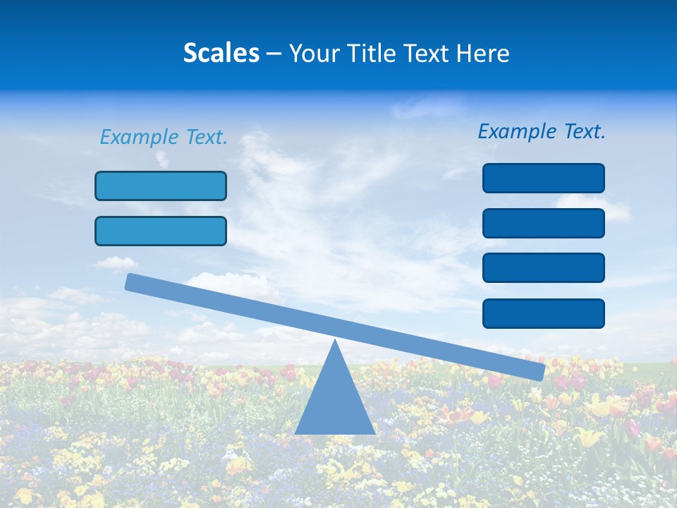 Blur Yellow Plant PowerPoint Template
