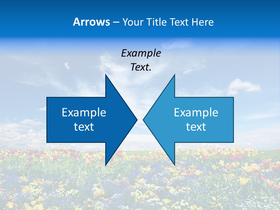 Blur Yellow Plant PowerPoint Template