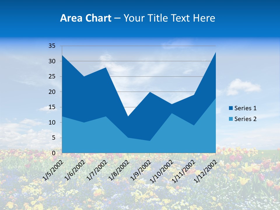 Blur Yellow Plant PowerPoint Template