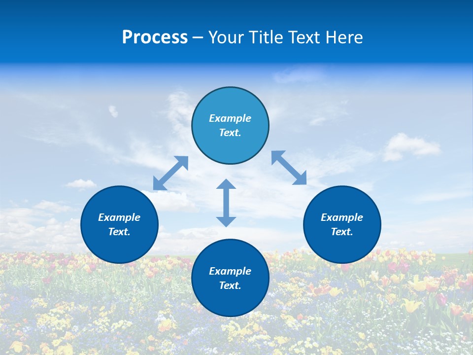 Blur Yellow Plant PowerPoint Template