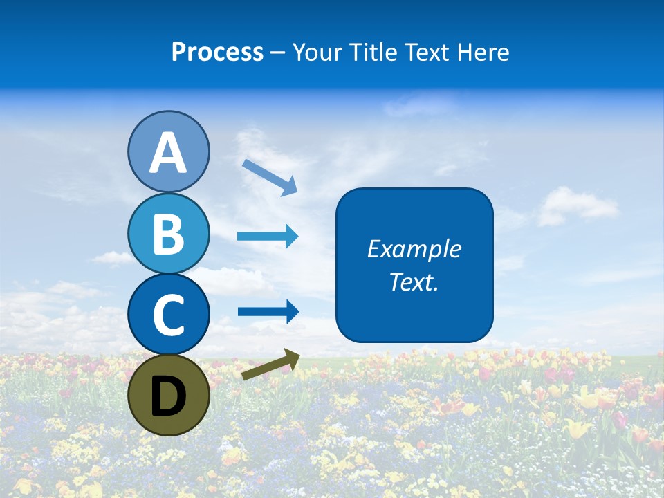Blur Yellow Plant PowerPoint Template