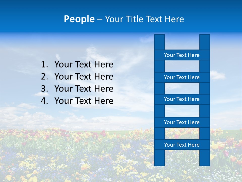 Blur Yellow Plant PowerPoint Template