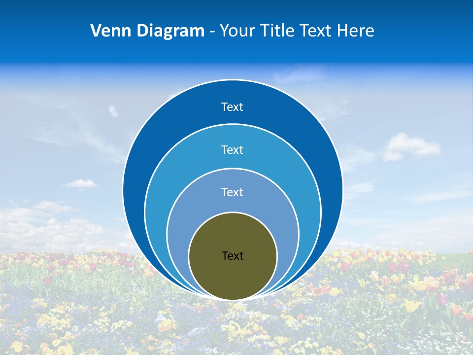 Blur Yellow Plant PowerPoint Template