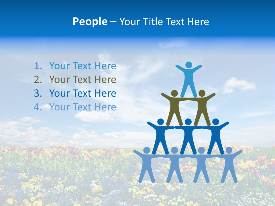 Blur Yellow Plant PowerPoint Template