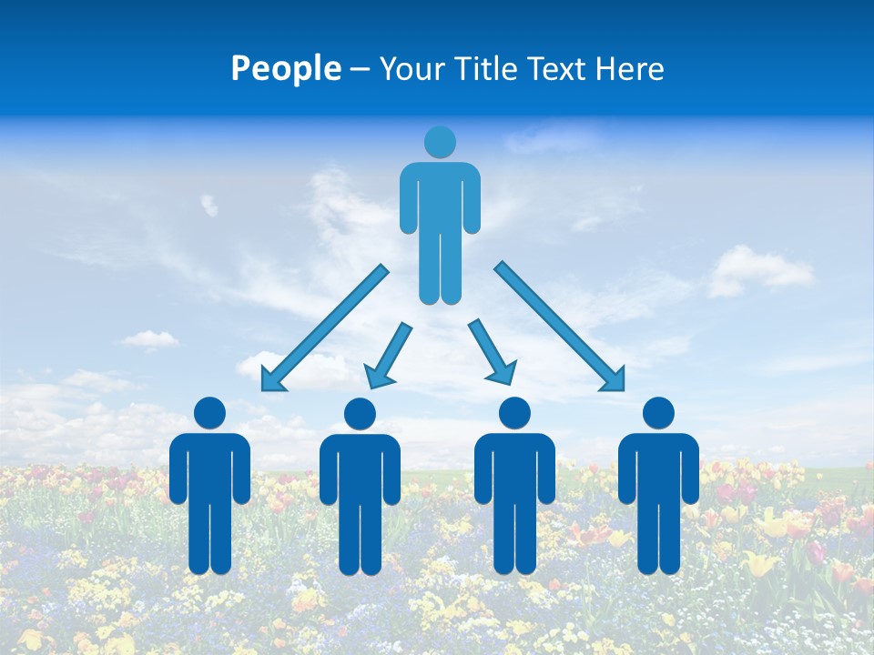 Blur Yellow Plant PowerPoint Template