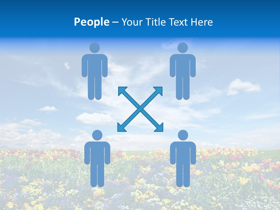 Blur Yellow Plant PowerPoint Template