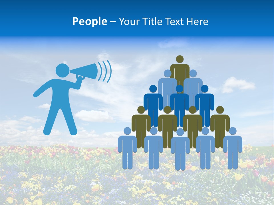 Blur Yellow Plant PowerPoint Template