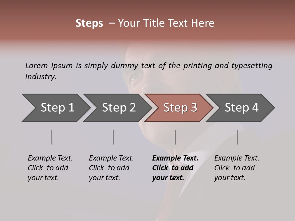 Editorial Horizontal Celebrity PowerPoint Template