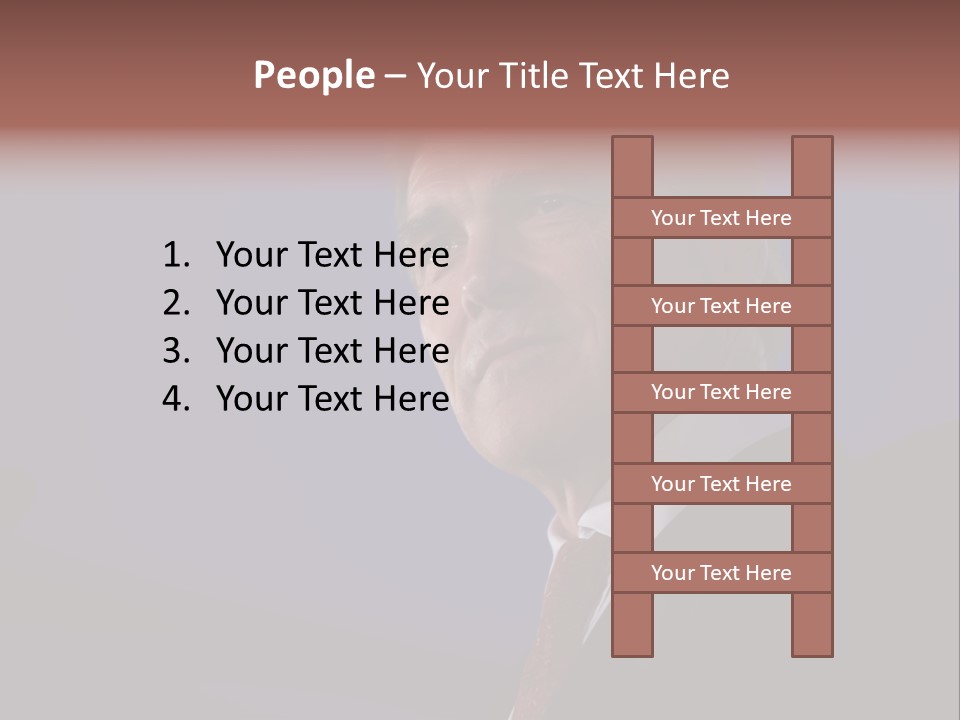 Editorial Horizontal Celebrity PowerPoint Template