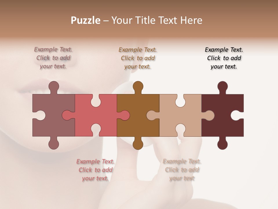 Beautiful Happiness Cosmetics PowerPoint Template