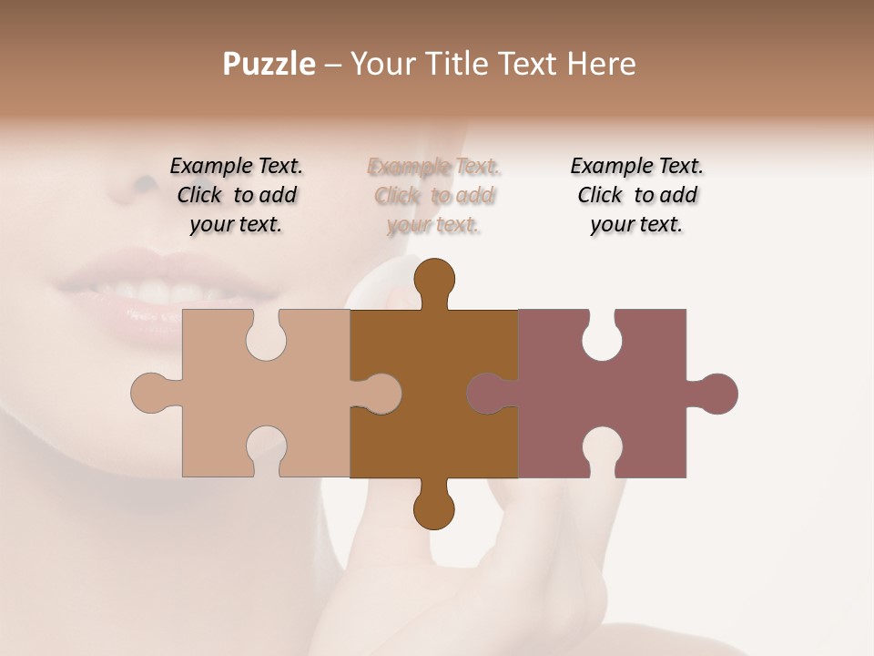 Beautiful Happiness Cosmetics PowerPoint Template