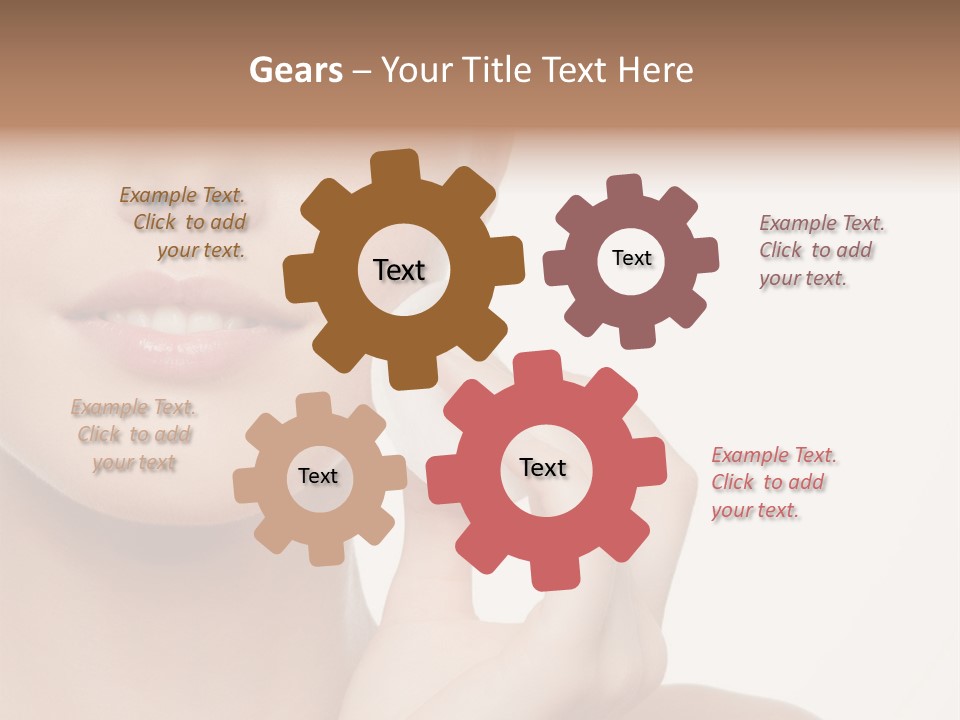 Beautiful Happiness Cosmetics PowerPoint Template