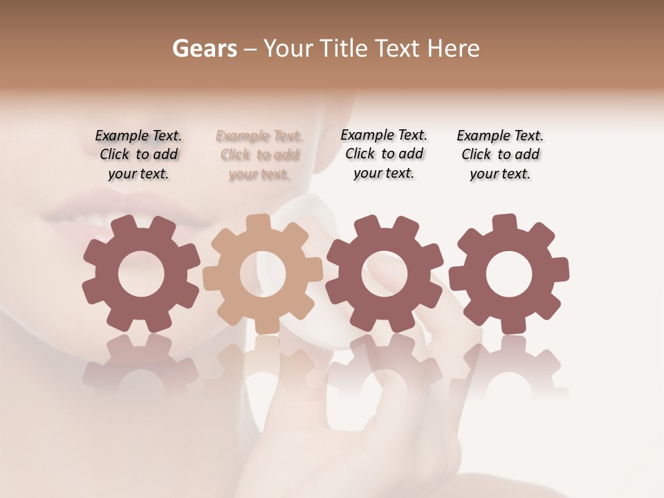 Beautiful Happiness Cosmetics PowerPoint Template