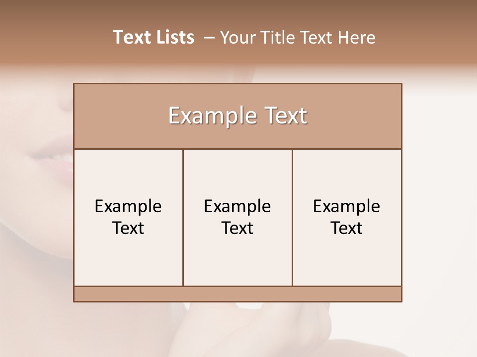 Beautiful Happiness Cosmetics PowerPoint Template