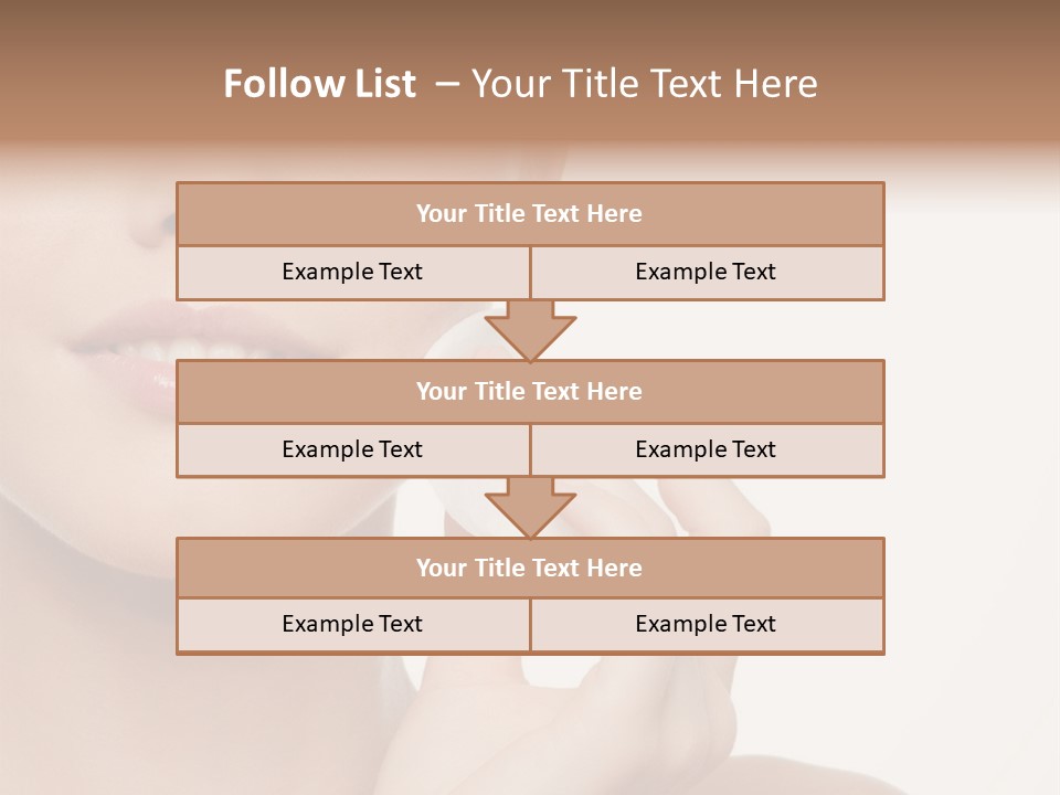 Beautiful Happiness Cosmetics PowerPoint Template