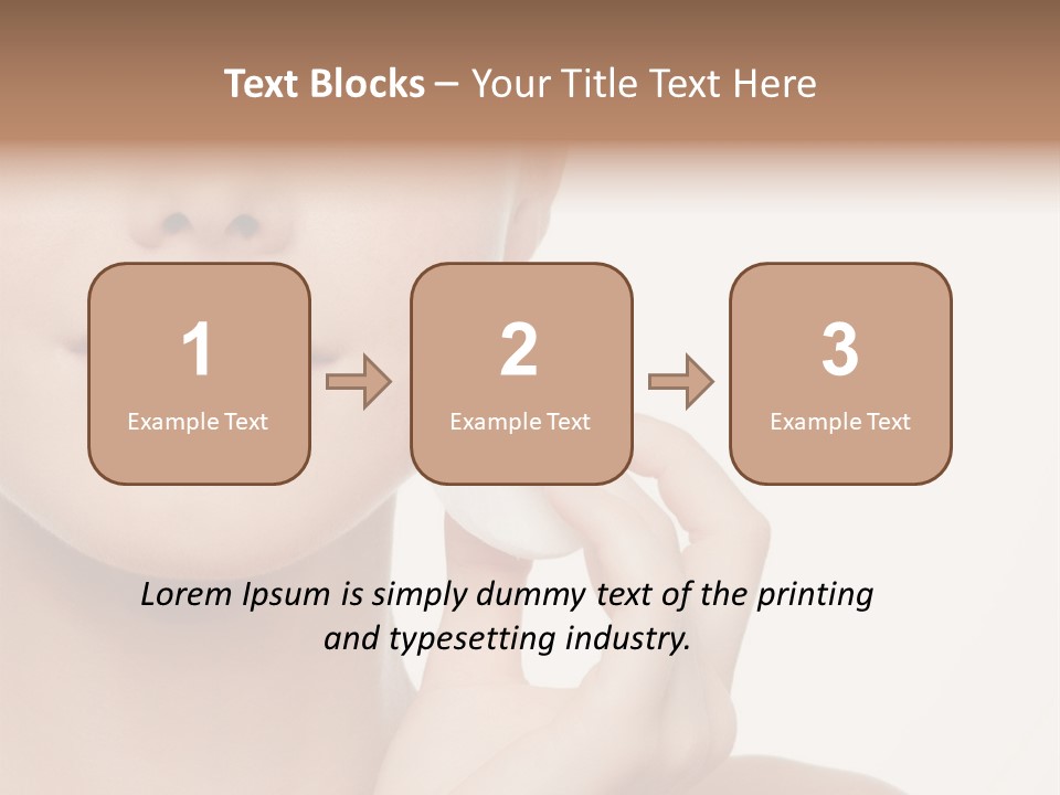 Beautiful Happiness Cosmetics PowerPoint Template