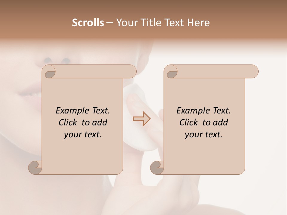 Beautiful Happiness Cosmetics PowerPoint Template
