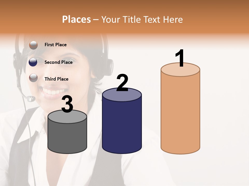 People Office Operator PowerPoint Template