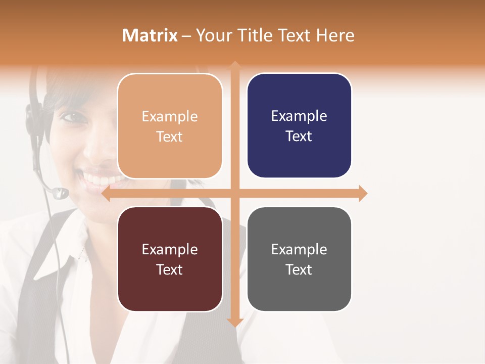 People Office Operator PowerPoint Template