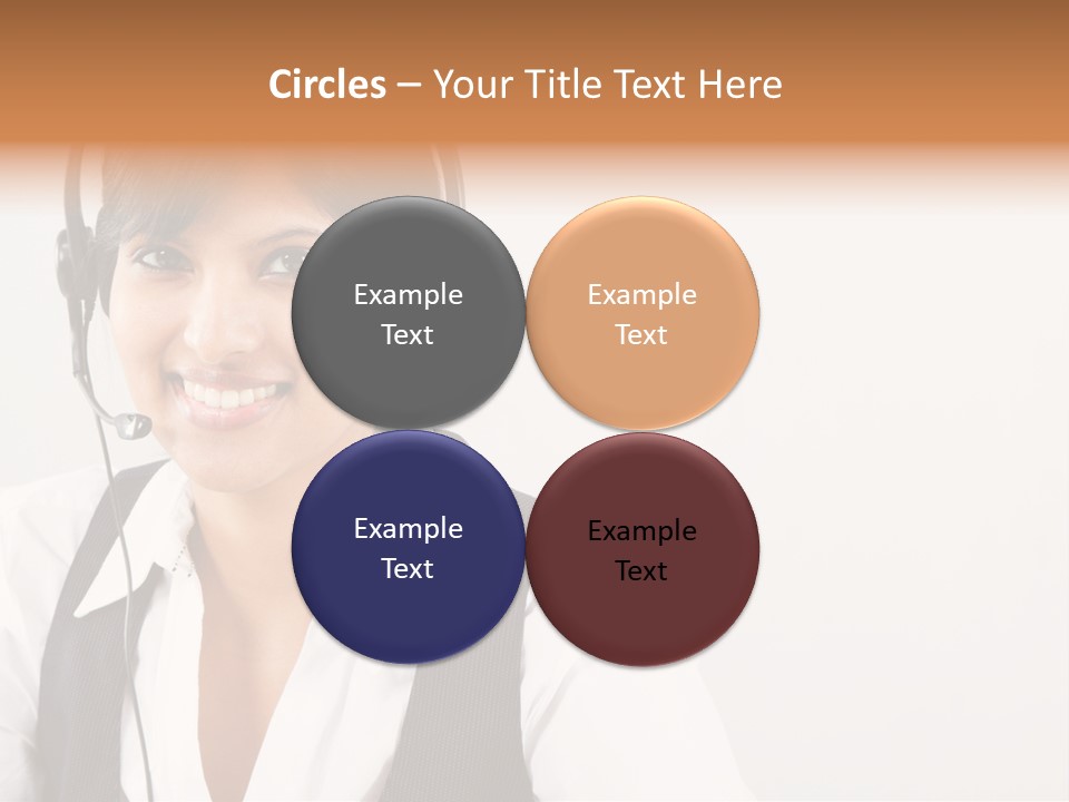 People Office Operator PowerPoint Template