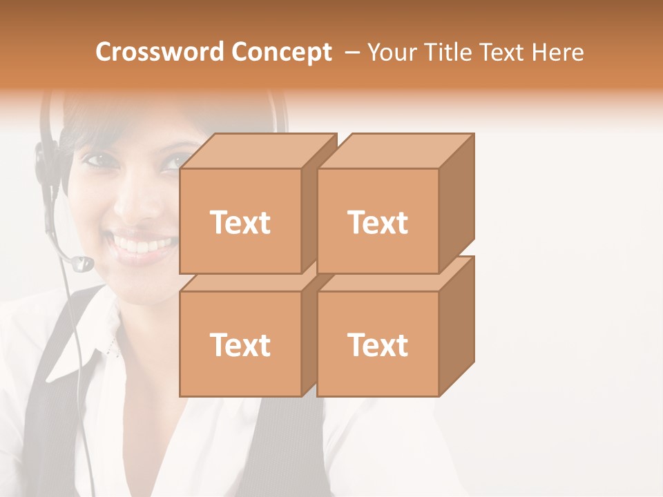 People Office Operator PowerPoint Template
