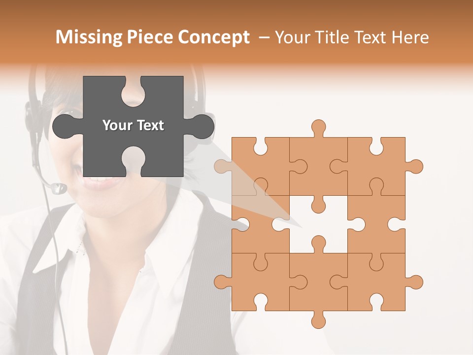 People Office Operator PowerPoint Template