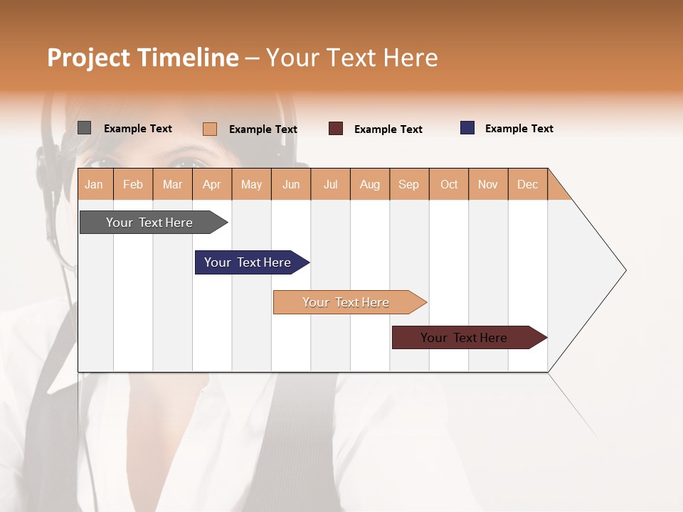 People Office Operator PowerPoint Template