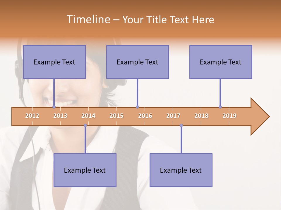 People Office Operator PowerPoint Template