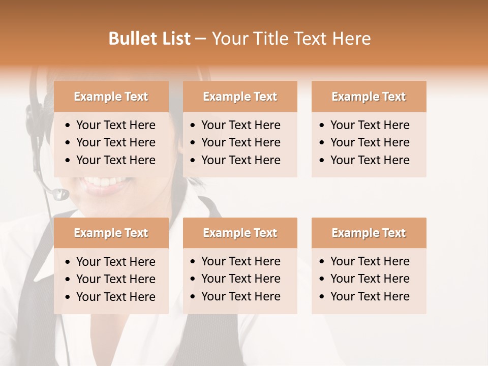 People Office Operator PowerPoint Template