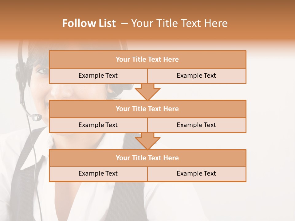 People Office Operator PowerPoint Template