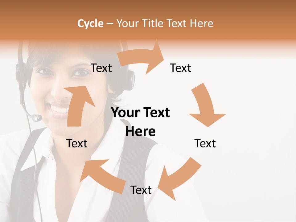 People Office Operator PowerPoint Template