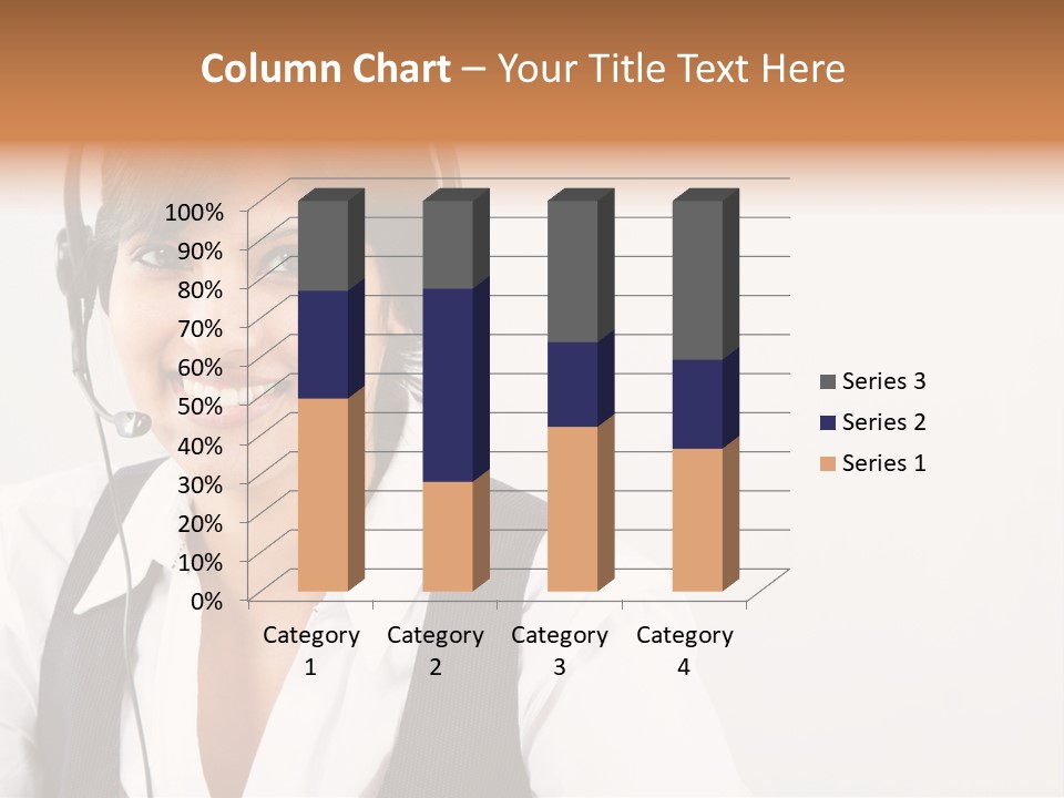 People Office Operator PowerPoint Template