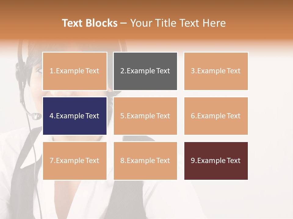 People Office Operator PowerPoint Template
