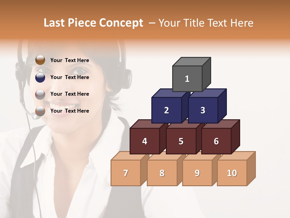 People Office Operator PowerPoint Template