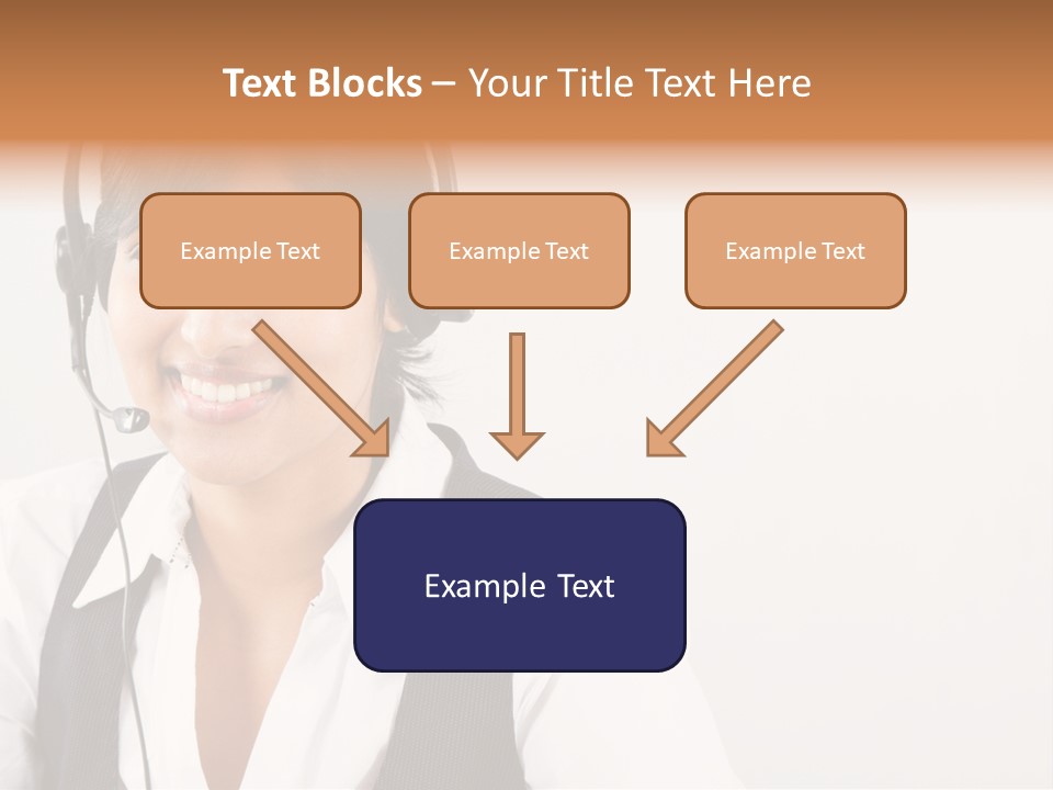 People Office Operator PowerPoint Template