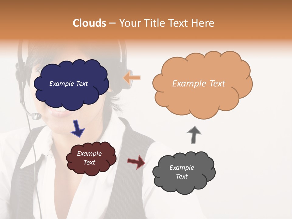 People Office Operator PowerPoint Template