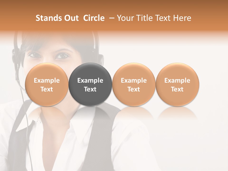People Office Operator PowerPoint Template
