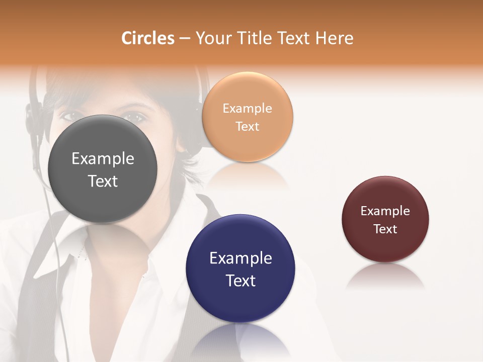 People Office Operator PowerPoint Template