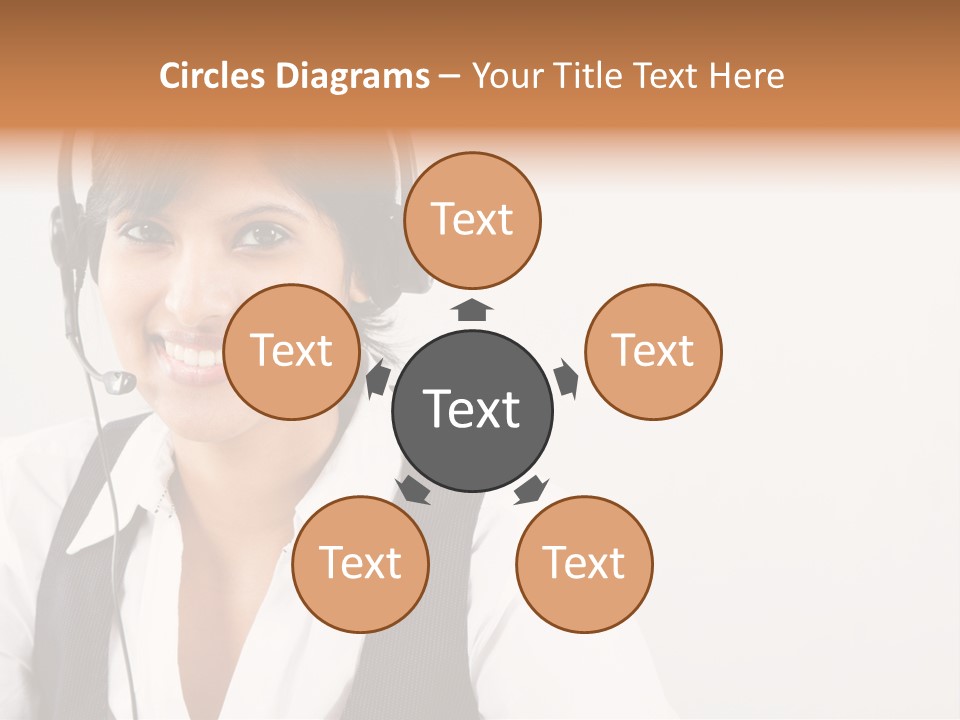 People Office Operator PowerPoint Template