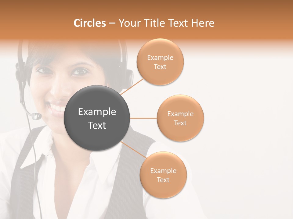 People Office Operator PowerPoint Template