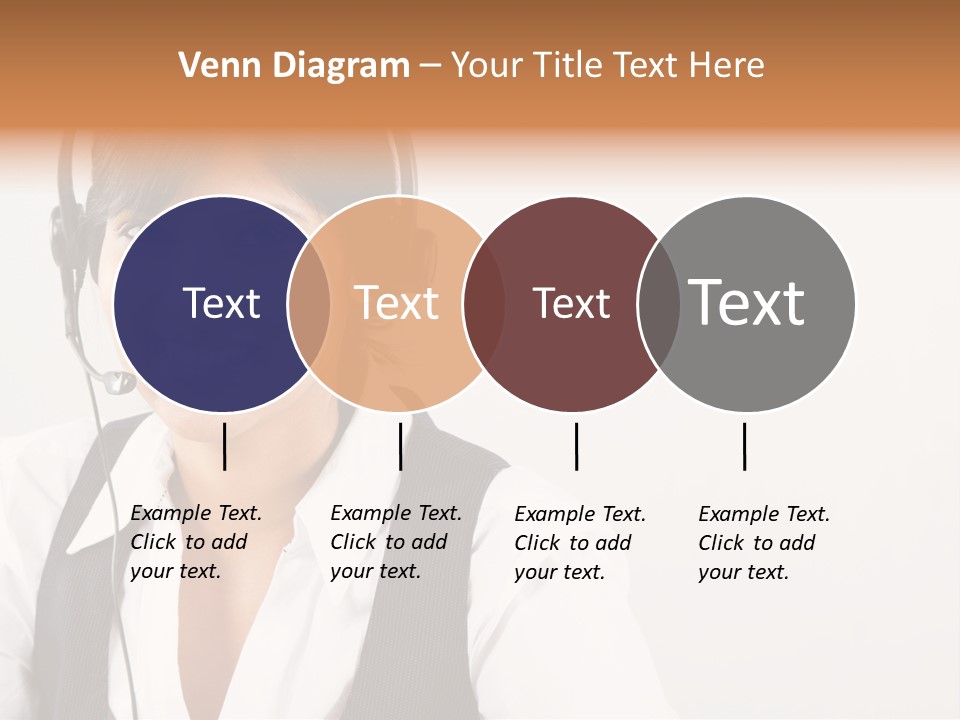 People Office Operator PowerPoint Template