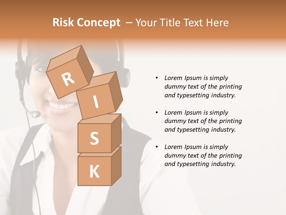 People Office Operator PowerPoint Template