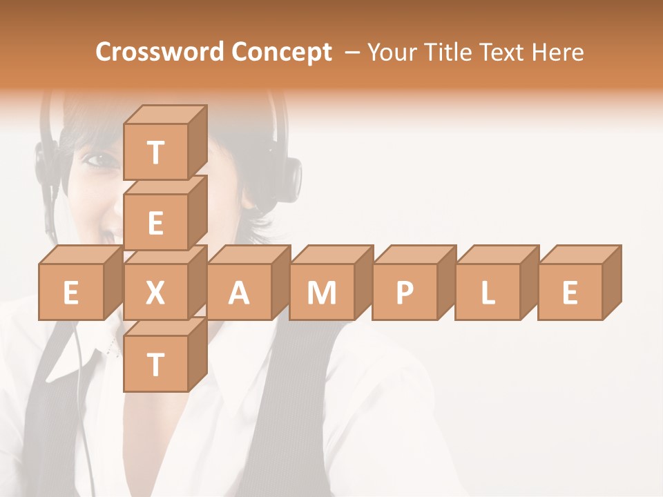 People Office Operator PowerPoint Template