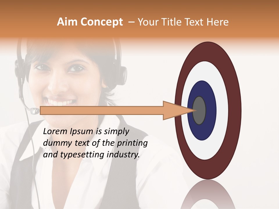 People Office Operator PowerPoint Template