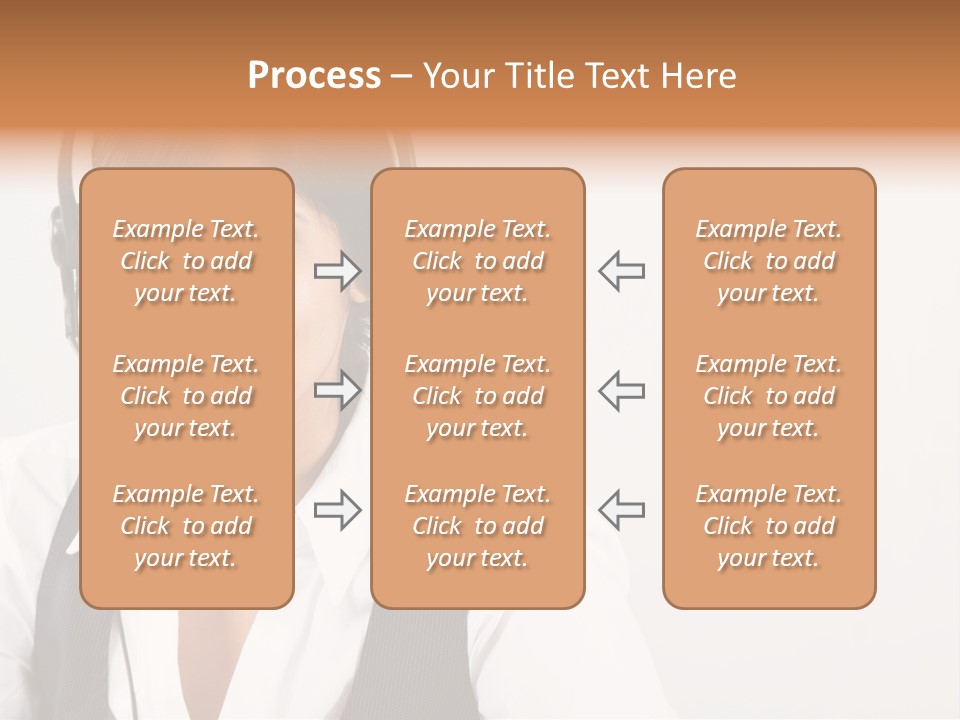 People Office Operator PowerPoint Template