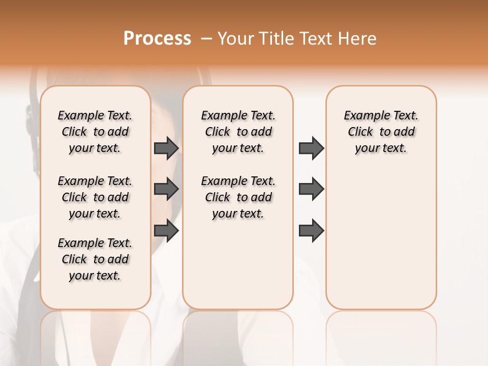 People Office Operator PowerPoint Template