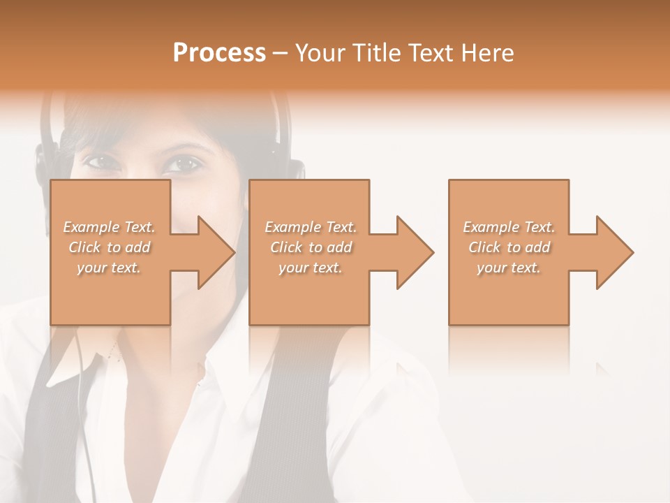 People Office Operator PowerPoint Template