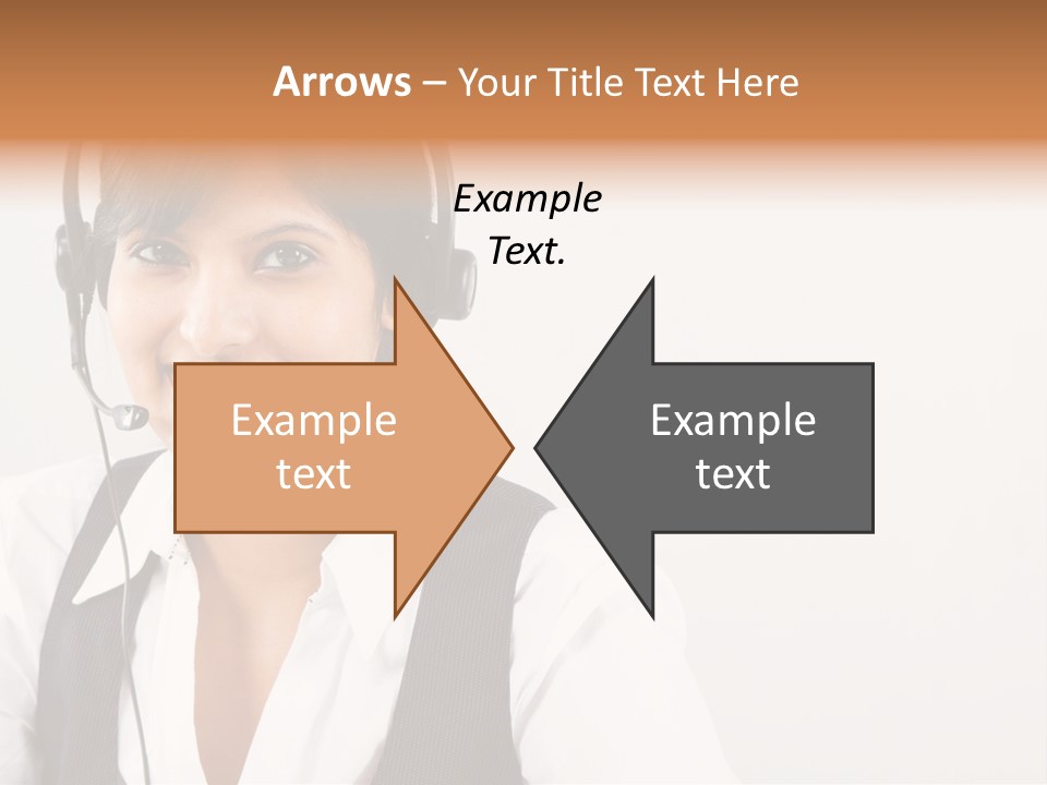 People Office Operator PowerPoint Template